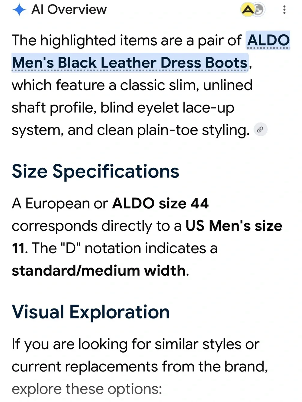 ALDO Men's Black Leather Chukka Boots